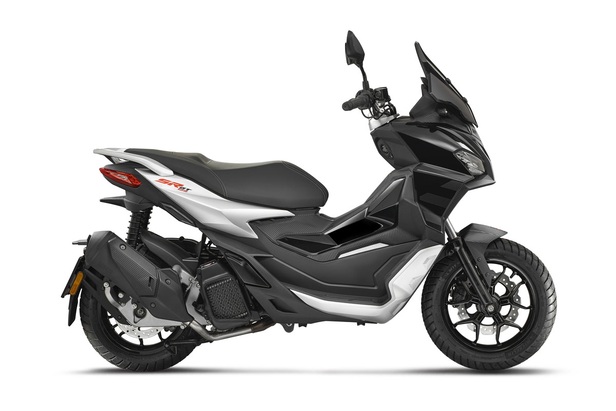 SR GT 125 & 200 - Aprilia Black    