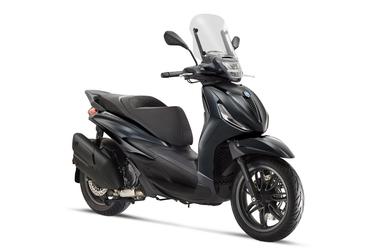Piaggio Beverly 400 Sport - matt schwarz metallic